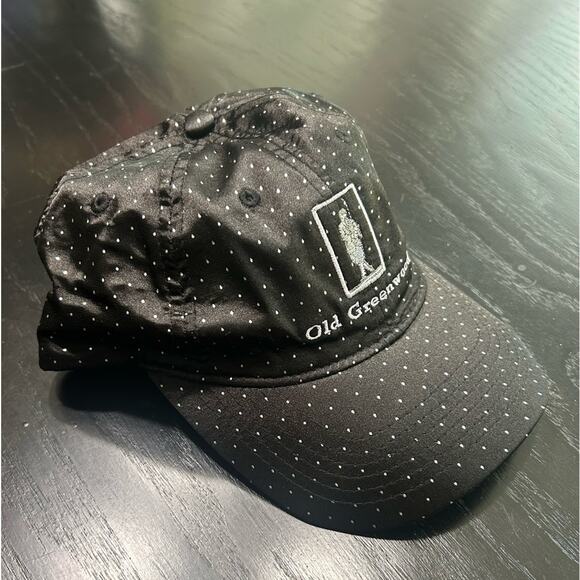 Old Greenwood- silky black with silver dots gold hat- golf gift- tee golfers - Picture 5 of 9